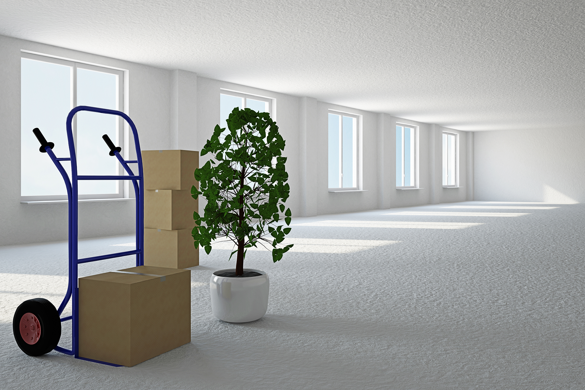 Office movers in Los Angeles relocating workstations and equipment